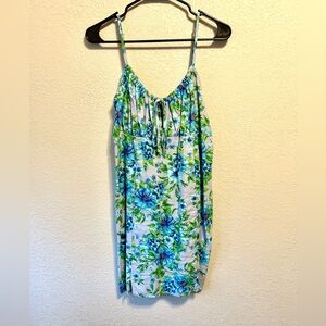 Wild Fable Blue & Green Floral Dress